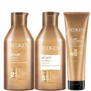 Redken All Soft Pflege Trio für dickes Haar (3 Produkte)