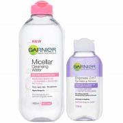 Garnier Micellar Water and Makeup Remover for Sensitive Skin Kit Exclu...