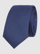 Monti Krawatte aus reiner Seide (5 cm) in Dunkelblau, Größe One Size