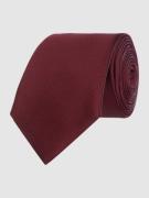 Monti Krawatte aus reiner Seide (6 cm) in Dunkelrot, Größe One Size