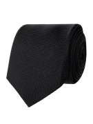 Blick Krawatte aus reiner Seide (7 cm) in Black, Größe One Size