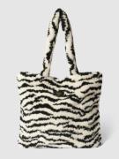 WOUF Shopper mit Allover-Muster Modell 'Arctic' in Black, Größe One Si...