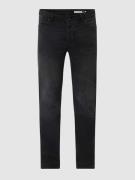 REVIEW Slim Fit Jeans mit Stretch-Anteil in Black, Größe 28/32