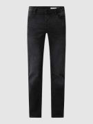 REVIEW Slim Fit Jeans mit Stretch-Anteil in Black, Größe 28/30