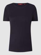 s.Oliver RED LABEL T-Shirt aus Baumwolle in Marine, Größe 34