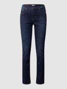 Angels Skinny Fit Jeans im 5-Pocket-Design in Blau, Größe 34/28