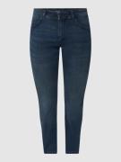 Tom Tailor Plus Slim Fit PLUS SIZE Jeans mit Stretch-Anteil in Dunkelb...
