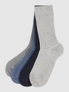 s.Oliver RED LABEL Socken mit Stretch-Anteil im 4er-Pack in Blau Melan...