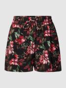 ONLY CARMAKOMA PLUS SIZE Shorts mit floralem Muster in Black, Größe 44