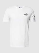 PUMA PERFORMANCE T-Shirt mit Label-Print in Weiss, Größe S