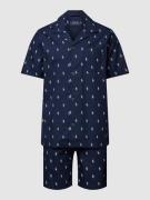 Polo Ralph Lauren Underwear Pyjama mit Allover-Logo-Muster Modell 'WOV...