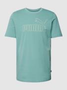 PUMA PERFORMANCE T-Shirt mit Label-Print Modell 'ELEVATED' in Lind, Gr...