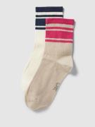 Jake*s Casual Socken im unifarbenen Design im 2er-Pack in Pink, Größe ...
