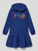 Polo Ralph Lauren Kids Kleid mit Label-Print in Marine, Größe 110