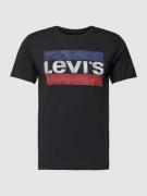 Levi's® T-Shirt mit Label-Print in Black, Größe S