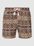 MC2 Saint Barth Badehose mit Allover-Muster Modell 'LIGHTING' in Dunke...