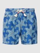 MC2 Saint Barth Badehose mit Allover-Muster Modell 'LIGHTING' in Dunke...