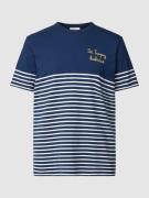MC2 Saint Barth T-Shirt mit Label-Stitching Modell 'PORTOFINO' in Mari...