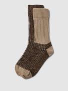 s.Oliver RED LABEL Socken mit Label-Detail Modell 'Mouline' in Beige, ...