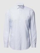 Christian Berg Men Regular Fit Business-Hemd mit Allover-Muster in Wei...
