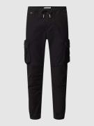 REVIEW Cargo Sweatpants in Black, Größe S