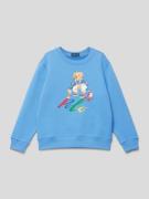Polo Ralph Lauren Kids Sweatshirt mit Motiv-Print in Hellblau, Größe 9...