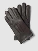 JOOP! Collection Handschuhe aus Schafsleder in Dunkelbraun, Größe S