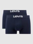 Levi's® Trunks mit Logo-Bund im 2er-Pack in Dunkelblau, Größe S