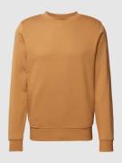 MCNEAL Sweatshirt mit gerippten Abschlüssen in Cognac, Größe XXL