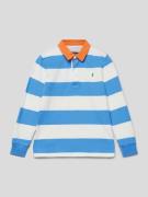 Polo Ralph Lauren Kids Poloshirt in langärmeligem Design mit Streifenm...