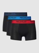 MCNEAL Trunks mit elastischem Logo-Bund im 3er-Pack in Black, Größe M
