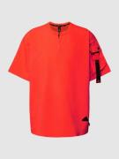 ADIDAS SPORTSWEAR T-Shirt mit Cargotasche in Rot, Größe XL