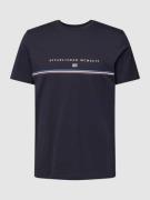 Christian Berg Men T-Shirt mit Brand-Detail in Marine, Größe S