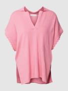 Rich & Royal Pullover mit V-Ausschnitt in Pink, Größe XS