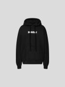 Bonsai Oversized Hoodie mit Label-Print in Black, Größe S