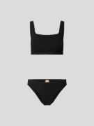 Sorbet Island Bikini mit Stretch-Anteil in Black, Größe 1