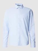 Jake*s Casual Fit Business-Hemd mit Kentkragen in Bleu, Größe S