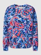 Christian Berg Woman Sweatshirt mit Paisley-Muster in Sky, Größe XS