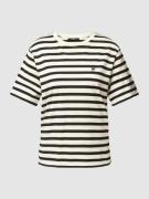 Weekend Max Mara T-Shirt mit Label-Stitching Modell 'DEODARA' in Black...
