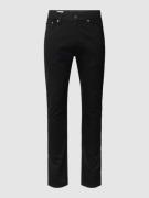 Levi's® Jeans mit unifarbenem Design Modell "512 NIGHTSHINE" in Black,...