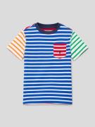 Polo Ralph Lauren Teens T-Shirt mit Streifenmuster und Label-Stitching...