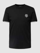 Antony Morato T-Shirt mit Motiv-Patch und Kontraststreifen in Black, G...