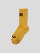 VTMNTS Socken  mit Label-Print in Gelb, Größe 39/42