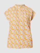 Nümph Blusenshirt mit floralem Muster Modell 'Nucambell' in Orange, Gr...