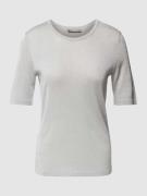 Christian Berg Woman Selection T-Shirt mit Effektgarn in Silber, Größe...