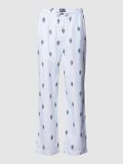 Polo Ralph Lauren Underwear Pyjama-Hose mit Streifenmuster in Bleu, Gr...