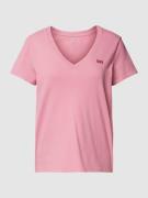 Levi's® T-Shirt mit Label-Patch Modell 'TAMELESS' in Pink, Größe S