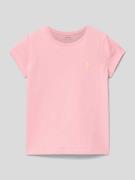 Polo Ralph Lauren Teens T-Shirt mit Logo-Stitching in Pink, Größe 164