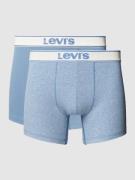 Levi's® Boxershorts mit elastischem Label-Bund im 2er-Pack in Hellblau...