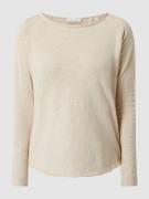 Rich & Royal Longsleeve aus Bio-Baumwolle in Beige, Größe M